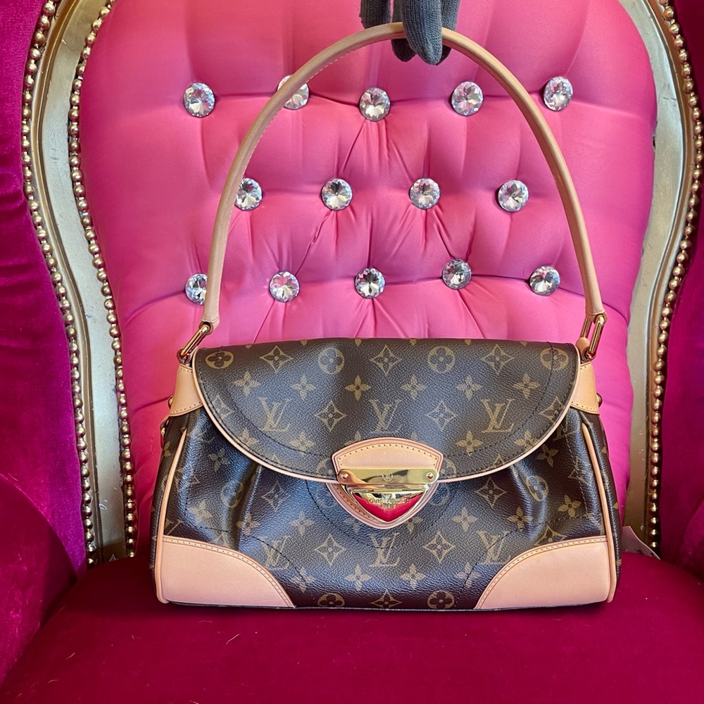 Brand New Vintage Louis Vuitton monogram Beverly MM handbag purse shoulder bag